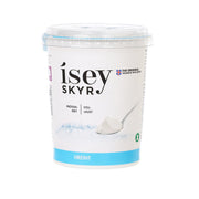 Natural skyr in white plastic tub with blue label band, 500 g