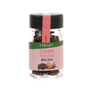 CITYSUPER whole cloves jar with black lid and front seasoning label, 21g