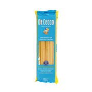 Bucatini pasta 500 g bag with blue and yellow De Cecco branding