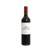 Wine bottle with red capsule and front label marked ANSEILLAN