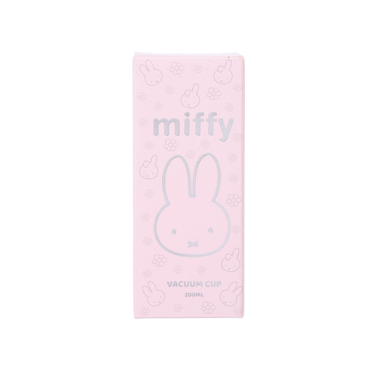 MIFFY pink vacuum cup box with rabbit graphic and 200mL vacuum cup text