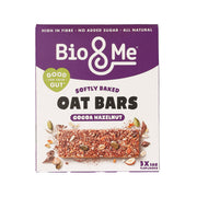 Cocoa hazelnut oat bars box, soft-baked 3 x 38g, front view