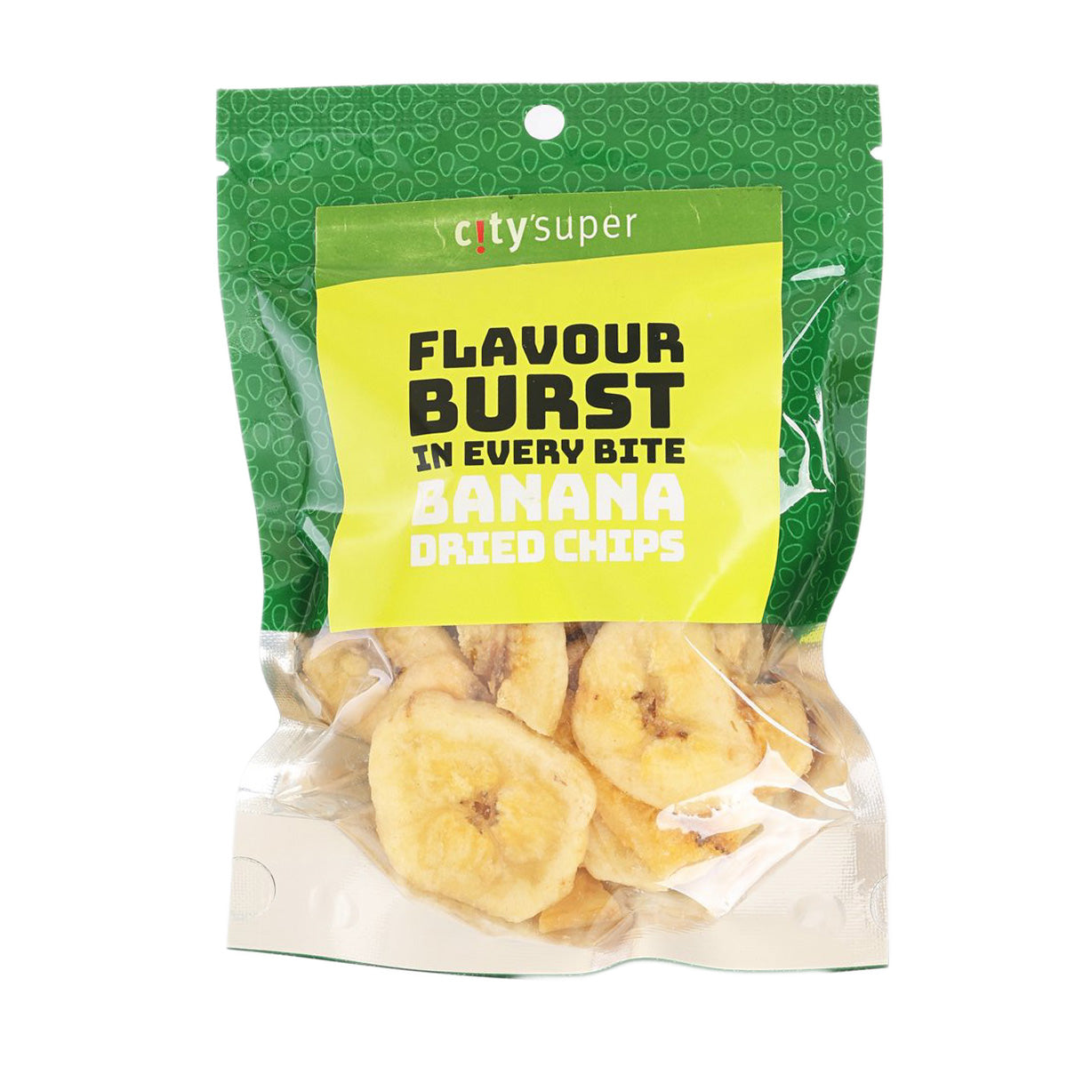 CITYSUPER dried banana chips bag with sliced banana chips