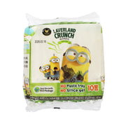 Wasabi flavor seaweed snack pouch with Minions graphics, 40 g