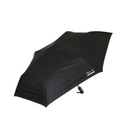 Black folding umbrella with W.P.C. logo