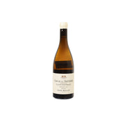 Wine bottle with amber glass, cream cap, and front label reading Clos de La Mouchere