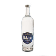 750 mL artesian water bottle with silver cap and blue label