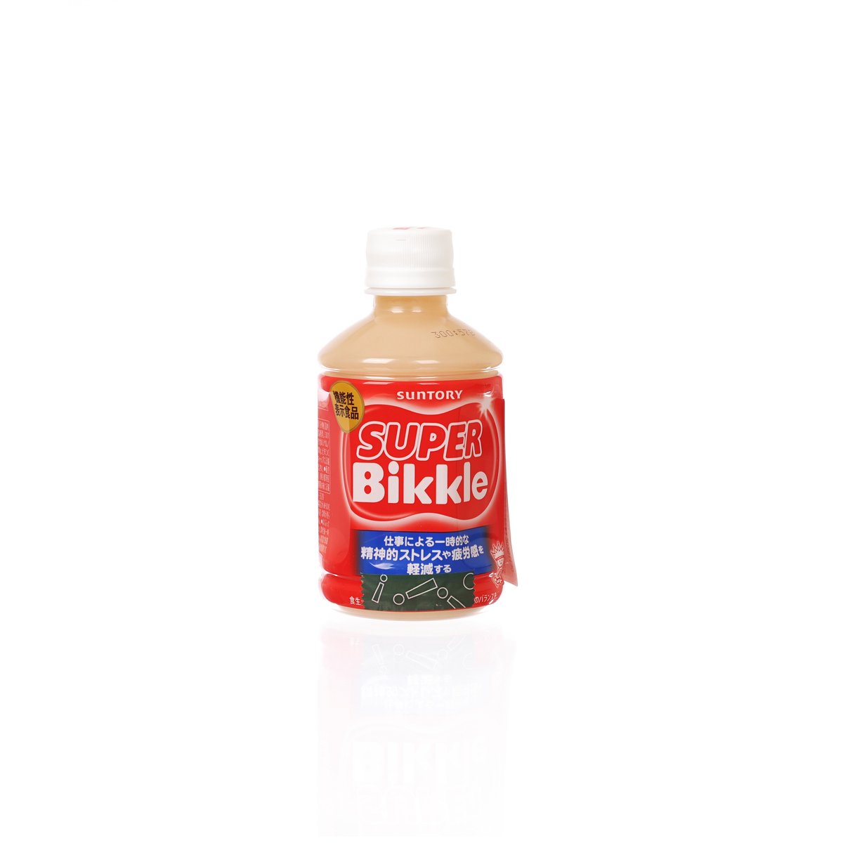 SUNTORY SUPER Bikkle PET bottle, red label, white cap