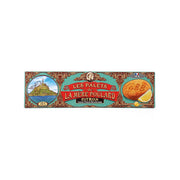 French lemon shortbread biscuits carton, LAMEREPOULARD front label with lemon artwork.