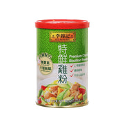 LEE KUM KEE chicken bouillon powder canister, red lid, green front label