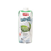 UFC Refresh pressed coconut water carton, Coconut Twist flavor, 500 mL
