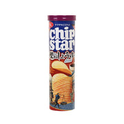 YBC Chip Star potato chip tube with star-shaped chips and soy sauce flavor artwork