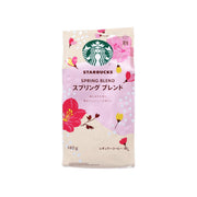 STARBUCKS Spring Blend ground coffee bag, 140 g, pink floral design