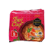 Instant noodle 5-pack pouch, Thai Chef and MAMA, chicken flavour