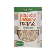 CITYSUPER organic rolled oats box, jumbo oats, 330 g