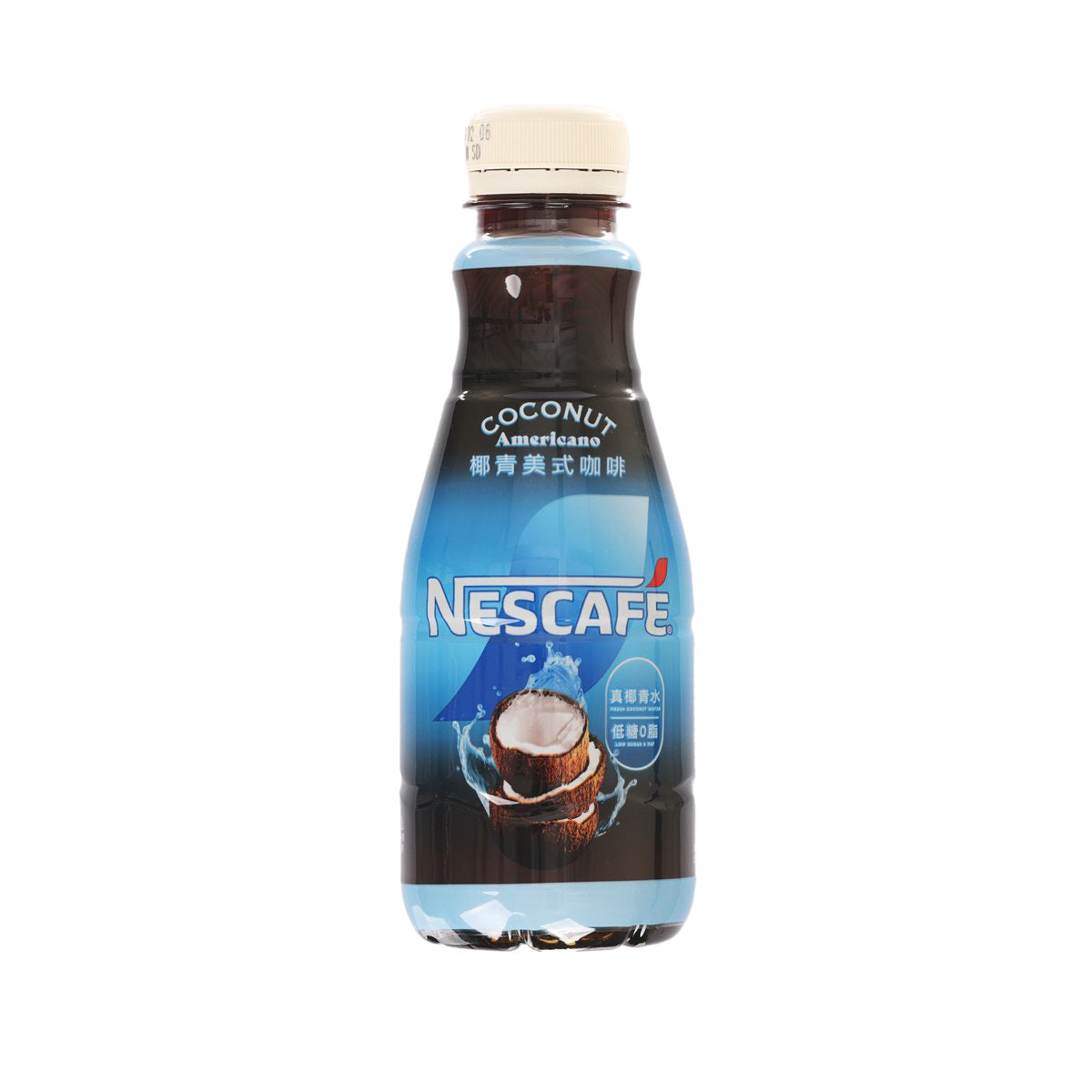 NESCAFE coconut Americano coffee drink PET bottle, 268 mL with front label