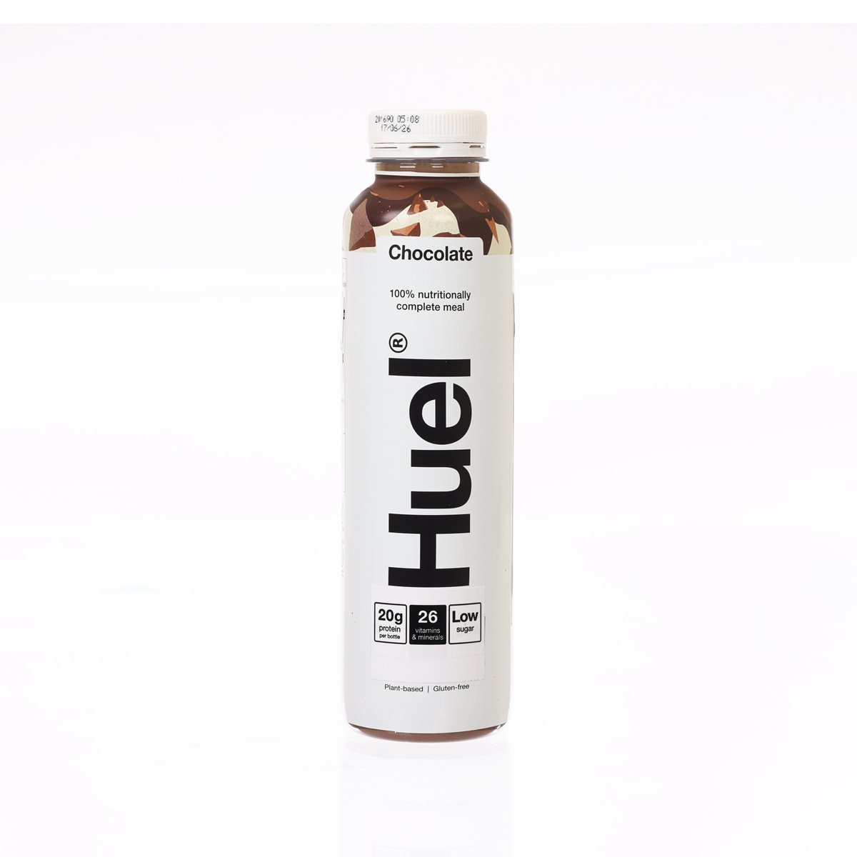 HUEL chocolate nutritionally complete protein meal drink in 500 mL PET bottle