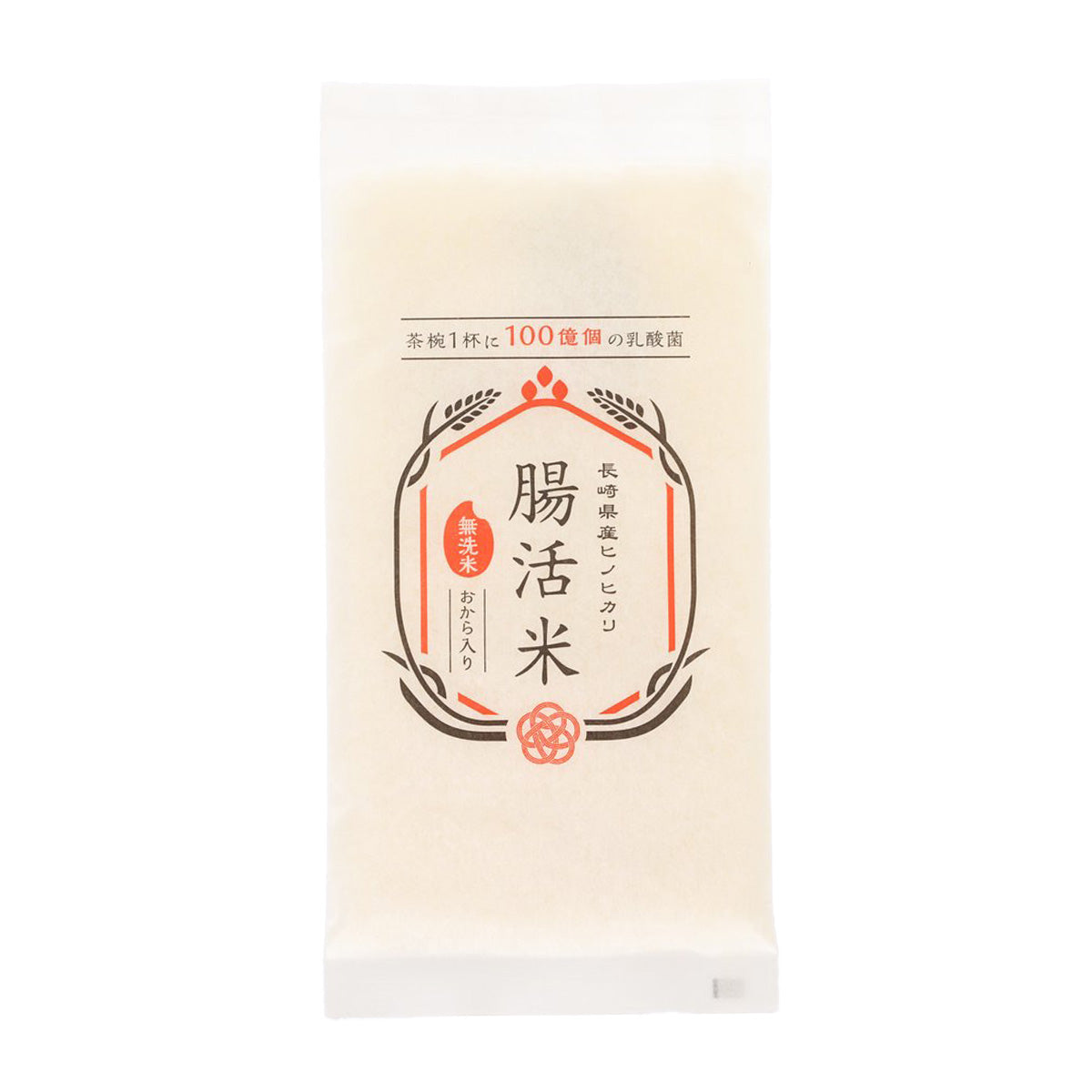 TOMBOLO Hinohikari rice pouch with front logo and Japanese label