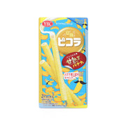 YBC Picola banana biscuit sticks, 2-pack box showing snack stick bundles