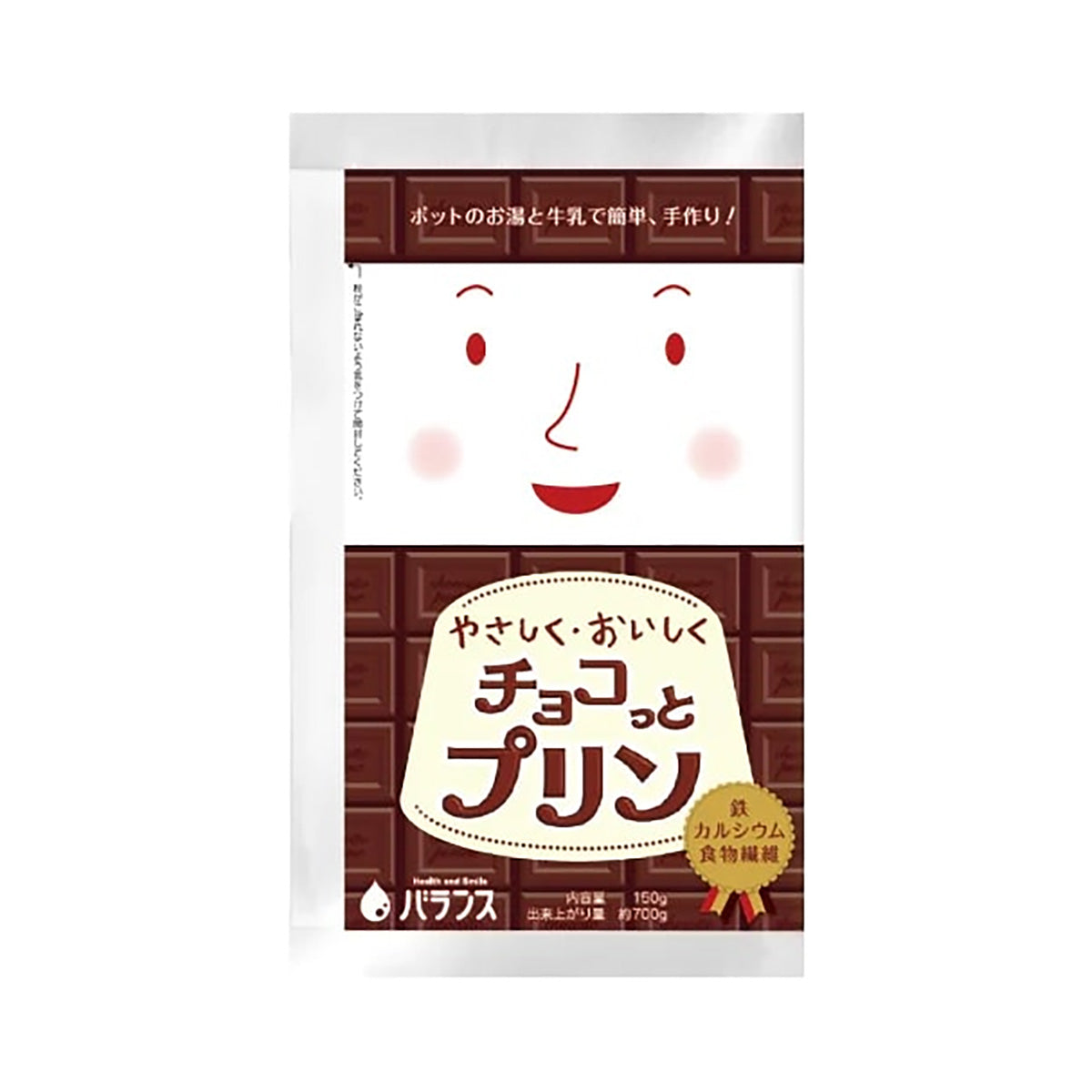BALANCE chocolate pudding mix pouch, 150 g