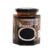 CHAN KAN KEE Chiu Chow sweet sauce jar, black lid, front label
