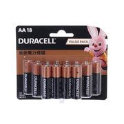 DURACELL AA alkaline battery value pack blister with 18 batteries