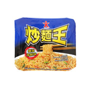 Oyster sauce fried noodle pack, blue with gold front