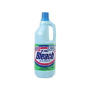 KAO Bleach 1500 mL bottle, blue liquid cleaner for sanitary washes