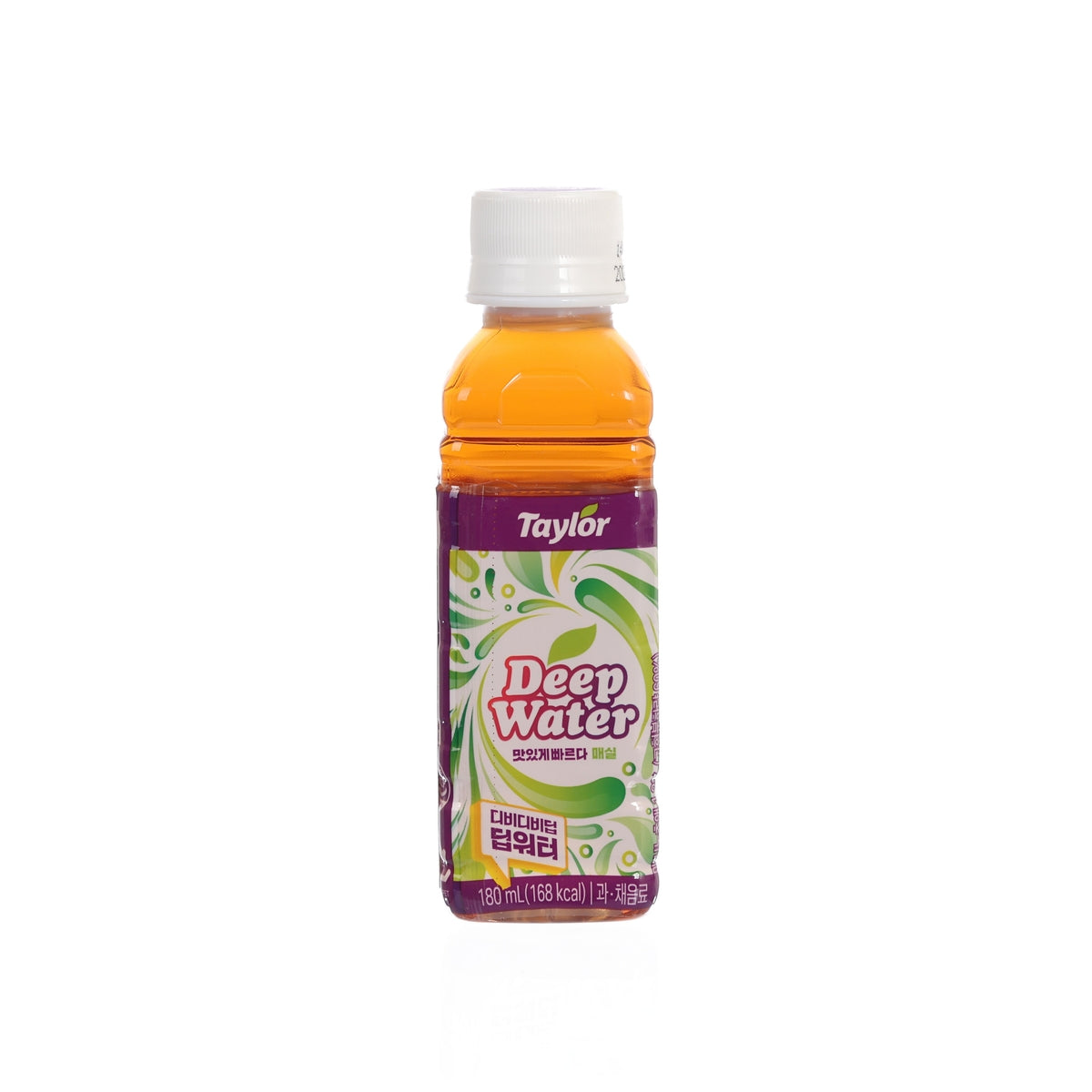 TAYLOR Deep Water Green Plum bottled drink, 180 mL PET, front label view