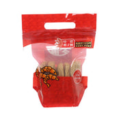 Shrimp roe noodle fine seasoning in red foil stand-up pouch, front label
