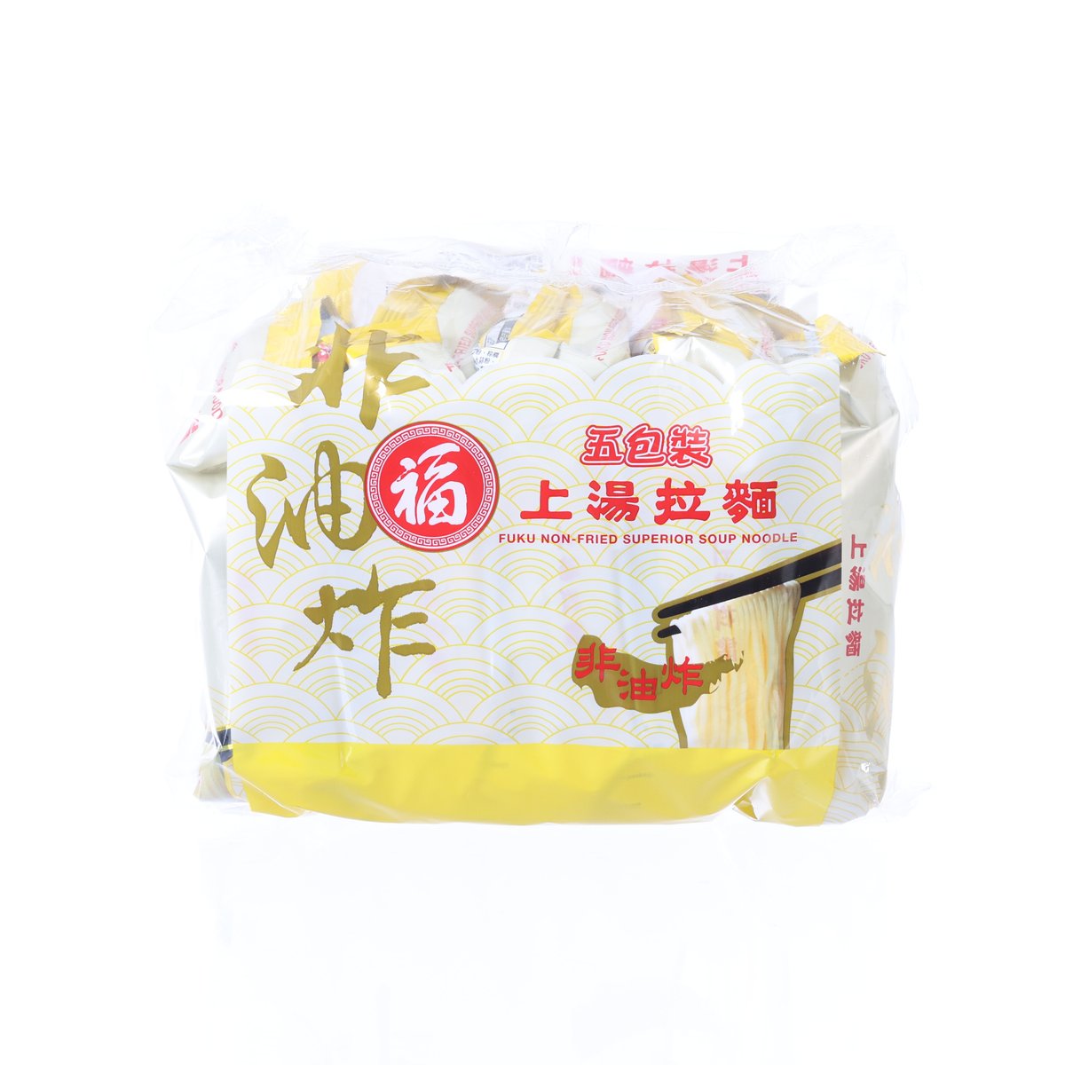 FUKU non-fried superior soup noodles, 5-pack, 80g each
