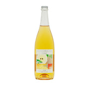 DANCING CIDER Honeymoon Bae cider bottle, 750 mL, yellow liquid, white cap