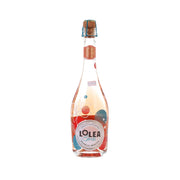 LOLEA floral spritz bottle with rose wine label and orange blossom graphic