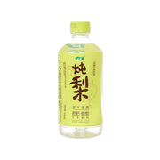 C'ESTBON loquat & pear fruit beverage bottle, 450 mL, light green, clear cap