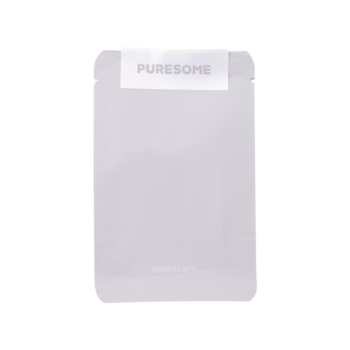 White PureFilter packaging pouch with PUREsOME label