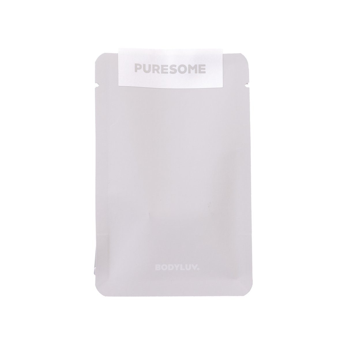 BODYLUV Puresome filter cartridge sleeve, white front label