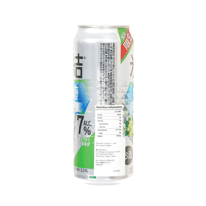 KIRIN Hyoketsu Non-Sugar White Grape (Alc. 7%) [Can] (500mL)