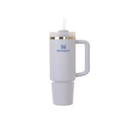 STANLEY 30oz Vacuum Quencher tumbler with straw lid, light blue-gray