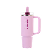 STANLEY Quencher Protour 30oz cherry blossom tumbler with handle, lid, and straw