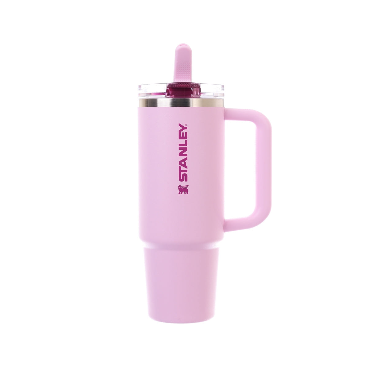 STANLEY Quencher Protour 30oz cherry blossom tumbler with handle, lid, and straw