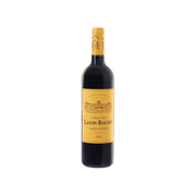 2021 Saint Estephe wine bottle with dark glass and yellow CH LAFON-ROCHET label