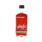 RUNAMOK cinnamon-vanilla organic maple syrup bottle, amber, 250 mL