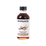 RUNAMOK cinnamon-vanilla infused organic maple syrup, 60 mL glass bottle