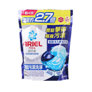 ARIEL 4D anti-bacterial laundry detergent pods pouch, blue liquid pod graphic