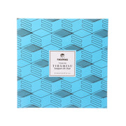 SUZETTE langue de chat cookie box, blue with Tiramisu label, 12 pcs