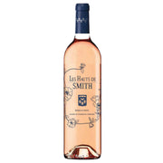 Les Hauts de Smith Rose 2024 rose wine bottle with blue foil neck and front label