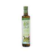 Olive oil bottle with green cap, CITYSUPER extra virgin organic (500 mL), front label