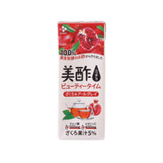 CJ FOODS Micho drinking vinegar tea tetra pack, 200 mL, pomegranate and Earl Grey