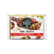 ALWAYS FRESH Mini Toasts Classic snack bag with 90g package