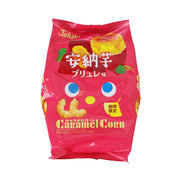 TOHATO caramel corn snack bag, Annou sweet potato brûlée flavor